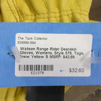 Range Rider Deerskin Gloves, Womens, Style 576, Tags, *new
