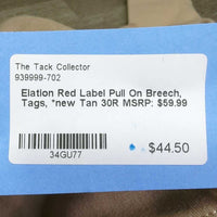 Red Label Pull On Breech, Tags, *new
