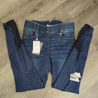 Cecelia Womens Denim Fullgrip Breech, Tags, *new
