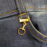 Cecelia Womens Denim Fullgrip Breech, Tags, *new
