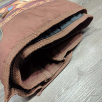 Med Winter Blanket, 1 leg/tail strap *gc/vgc, mnr dusty, residue, frays, wpf & faded
