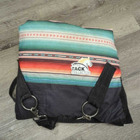 Med Winter Blanket, 1 leg, 2 detach belly straps *gc/fair, clean, snags, hair, slices, faded, mnr wpf, holes, missing snap
