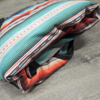 Med Winter Blanket, 1 leg, 2 detach belly straps *gc/fair, clean, snags, hair, slices, faded, mnr wpf, holes, missing snap
