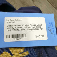 Fleece Lined Jersey Cooler, tail *gc/fair, lining rips, v.hairy, clean
