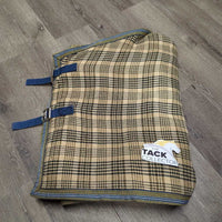 Hvy Cotton Stable Blanket, twine tail *vgc, clean, holes, older, hairy
