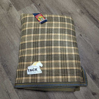 Hvy Cotton Stable Blanket, twine tail *vgc, clean, holes, older, hairy
