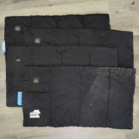 4 Pillow No Bow Leg Quilts *vgc, clean, residue, mnr hair, rubs

