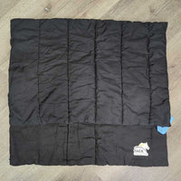 2 Cotton No Bow Leg Quilts *gc, clean, undone stitching, threads, pilly, thin, puckers, snags, faded, mnr hair
