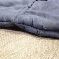 2 Pillow No Bow Leg Quilts *gc, clean, faded, stains, tears, snags
