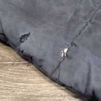 2 Pillow No Bow Leg Quilts *gc, clean, faded, stains, tears, snags
