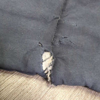 2 Pillow No Bow Leg Quilts *gc, clean, faded, stains, tears, snags

