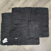 2 Cotton No Bow Leg Quilts *gc/fair, clean, thin, stiff, puckers, residue, v.faded, pilly, mnr hair
