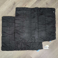 2 Cotton No Bow Leg Quilts *gc, clean, thin, puckers, tears, snags, faded, pills, mnr hair
