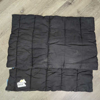 2 Cotton No Bow Leg Quilts *gc, clean, undone stitching, threads, pilly, puckers, snags, faded, mnr hair
