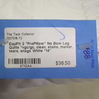 2 "ProPillow" No Bow Leg Quilts *vgc/gc, clean, stains, marker, tears, snags
