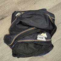 Keyhole Quarter Sheet, Mesh Lined, add on Fleece Liner, elastic Tail/Leg strap *gc, clean, hairy, rubs, wpf
