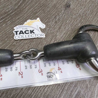Rubber Single Joint Eggbutt Bit, tags *new
