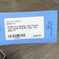 Hvy Double Joint French Link Loose Ring Bit, tags *new
