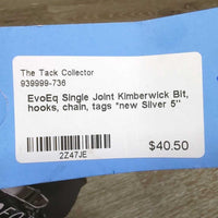 Single Joint Kimberwick Bit, hooks, chain, tags *new
