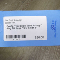 Thin Single Joint Racing D Ring Bit, tags *new
