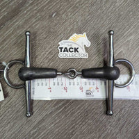 Rubber Single Joint Full Cheek Bit, tags *new
