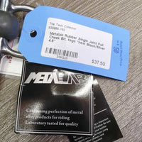 Rubber Single Joint Full Cheek Bit, tags *new
