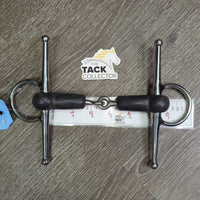 Rubber Single Joint Full Cheek Bit, tags *new
