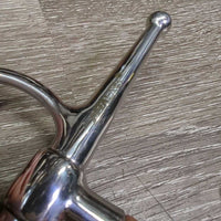 Single Joint Copper "Cherry" Roller Full Cheek Bit, tags *new
