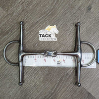 Thin Double Joint French Link Full Cheek Bit, tags *new
