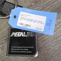 Thin Double Joint French Link Full Cheek Bit, tags *new
