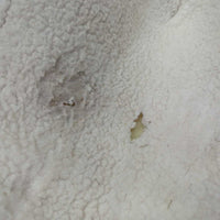 Tall Front & Hind Shipping Boots, Fleece Lined *gc, clean, older, mnr edge tears, rubs, thin spots, clumpy, faded, stains, threads
