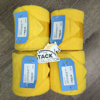 4 Fleece Polos, bag *vgc, clean, stains, rubs
