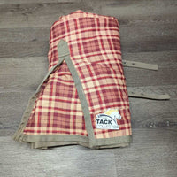 Mesh Lined Rain Sheet, 2 legs, tail *gc, clean, faded, 0 Wpf, rubs, holes, stains, edge frays, snags, scratches
