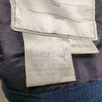 Med? Winter Blanket, tail *gc/fair, clean, v.faded, snags, slices, sm holes, 0 wpf, older, rubs, hair

