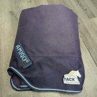Med? Winter Blanket, tail *gc/fair, clean, v.faded, snags, slices, sm holes, 0 wpf, older, rubs, hair
