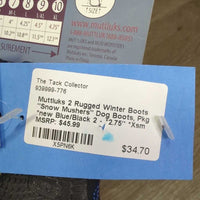 2 Rugged Winter Boots "Snow Mushers" Dog Boots, Pkg *new
