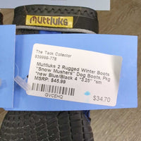 2 Rugged Winter Boots "Snow Mushers" Dog Boots, Pkg *new
