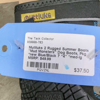 2 Rugged Summer Boots "Mud Monsters" Dog Boots, Pkg *new

