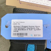 2 Rugged Summer Boots "Mud Monsters" Dog Boots, Pkg *new
