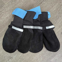 4 Fleece Lined Winter Dog Boots, Mesh Bag, Tag *new
