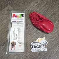 12 Disposable - Reusable - Waterproof Rubber Dog Boots, pkg *new
