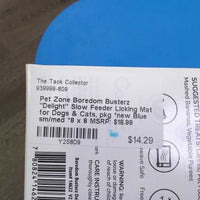 Boredom Busterz "Delight" Slow Feeder Licking Mat for Dogs & Cats, pkg *new
