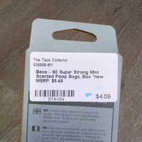 Beco - 60 Super Strong Mint Scented Poop Bags, Box *new
