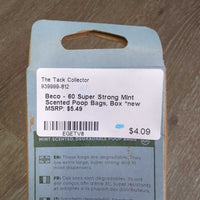 Beco - 60 Super Strong Mint Scented Poop Bags, Box *new
