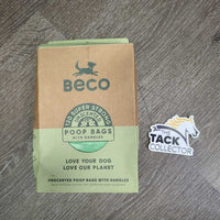 Beco - 120 Super Strong Mint Scented Poop Bags, Box *new, bent box
