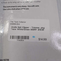 Nail Clipper - Trimmer, pkg *new
