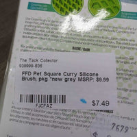 Square Curry Silicone Brush, pkg *new
