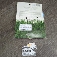 Jx & Bones "P.U.P:Pick up Poop" Waste Bag Dispenser, 2 Bags, pkg *new
