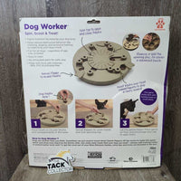 LEVEL 3: Advanced - Dog Worker - Spin, Scoop & Treat Game, Box *new, cracked box
