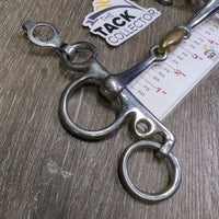 SS Double Joint Lozenge Pelham Bit, hook, chain *like new, mnr scuffs
